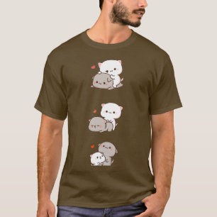 Peach and Goma cat  T-Shirt