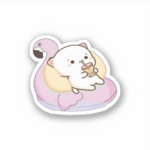 Peach And Goma Mochi Cat