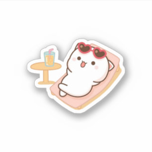 Peach And Goma Mochi Cat