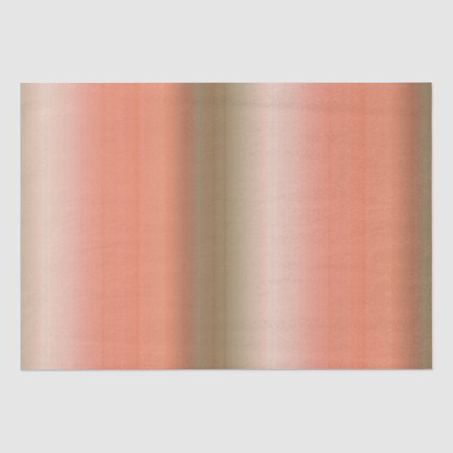 peach and olive streaks  tissue paper (Front)