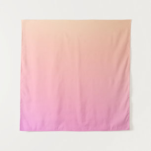 Peach and pink gradient tapestry