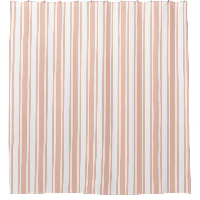 Peach and white candy stripes (Front)