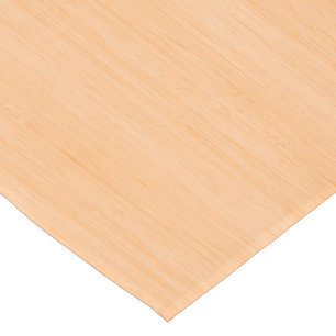 Peach Bamboo Wood Grain Look Short Table Runner