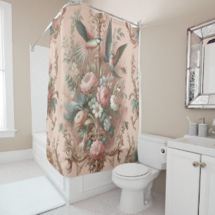 Peach Baroque Rococo Floral 