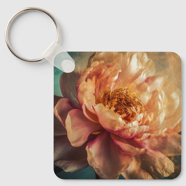 Peach Beauty  Keychain (Front)