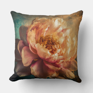 Peach Beauty Throw Pillow
