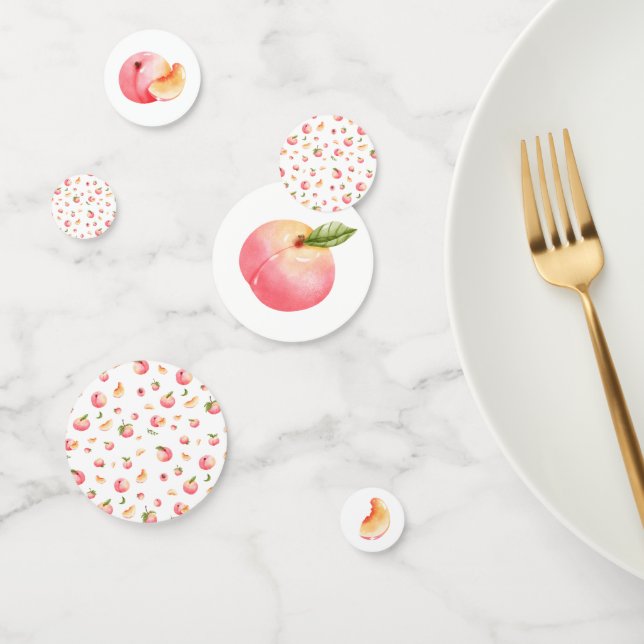 Peach Birthday Confetti (Group)