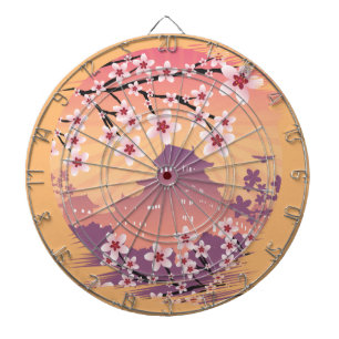 Peach Blossom    Dartboard