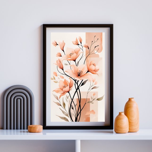 Peach Blossom Minimalism Poster (Creator Uploaded)