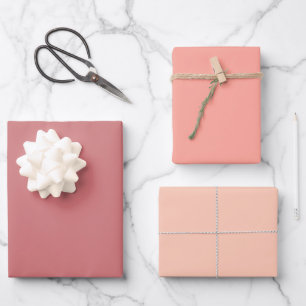 Peach Blossoms Wrapping Paper Set E (3 sheets)