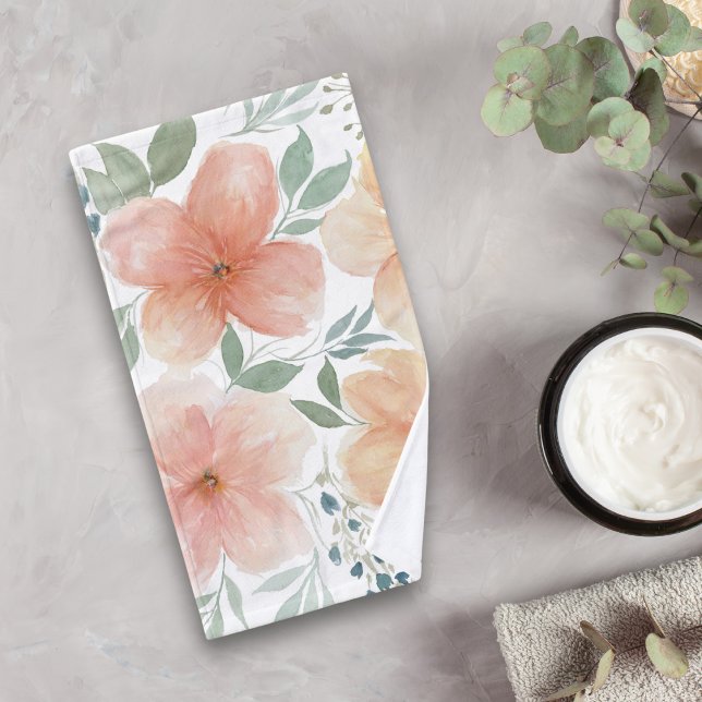 Peach Blosson Hand Towel (Creator Uploaded)