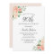 Peach Blush Watercolor Floral 90th Birthday Party