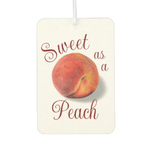 Peach Car Air Freshener