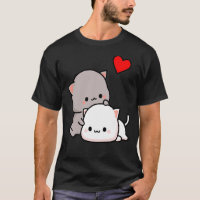 Peach Cat and Goma Love Never Fails Classic T-Shir