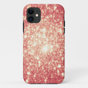 Peach Champagne Stars iPhone 11 Case