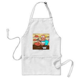 Peach Cobbler Funny LTCartoons Standard Apron