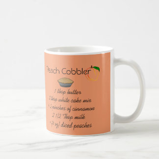 Peach Cobbler In A Mug