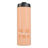 Peach colour of 2024 with custom Monogram name
