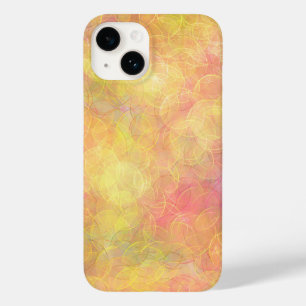 Peach, Coral, Yellow Abstract Bubbles  Case-Mate iPhone 14 Case