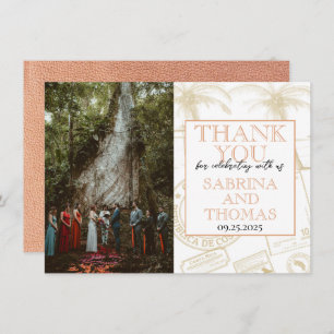 Peach Costa Rica Mariage Photo Merci