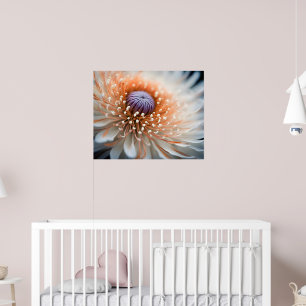 Peach Dalia Poster