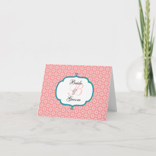 Peach Dot Personalized Note Cards Template