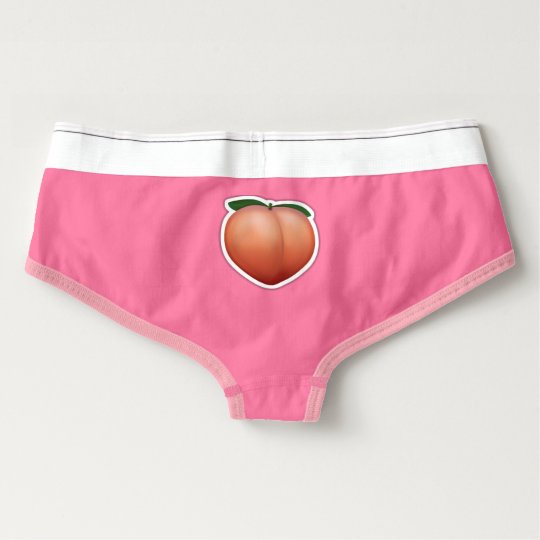 Peach Emoji American Apparel Cotton Spandex Briefs Zazzle.ca