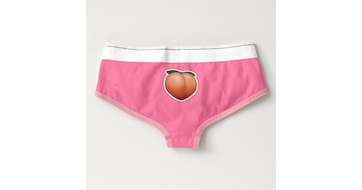 Peach Emoji American Apparel Cotton Spandex Briefs