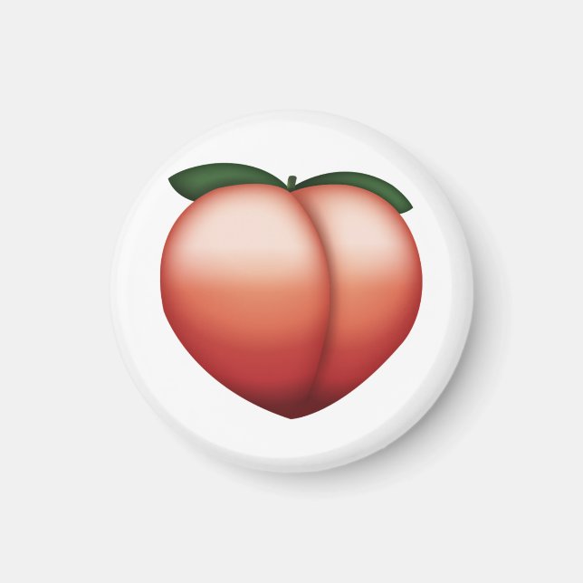 Peach - Emoji Magnet (Front)