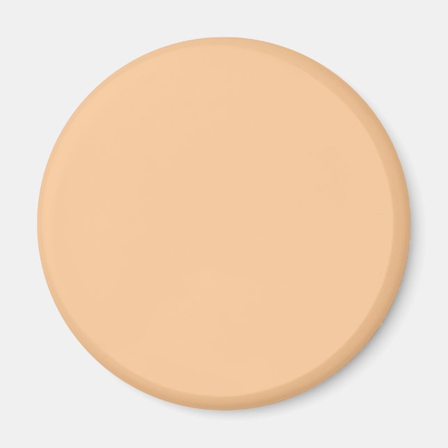 Peach FBC896 Colour with Add Your Name Option Magnet (Front)