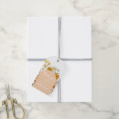 Peach Floral Arch Bridal Shower Gift Tags (With Twine)