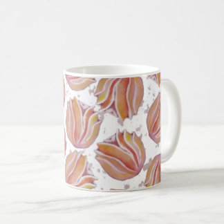 Peach Flowers Coffee Mug