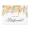 Peach Flowers | Floral Will You Be My Bridesmaid
