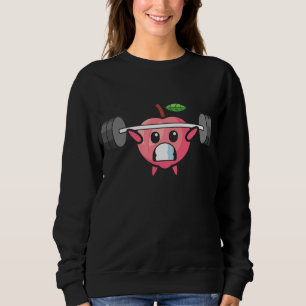 Peach, Fruit Costume Workout Bodybuilding Lift Gym Sweatshirt