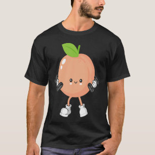 Peach Fruit Costume Workout Bodybuilding Lift Gym T-Shirt