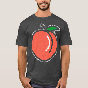 Peach Fruit Lover Vegan Vegetarian Healthy Premium T-Shirt