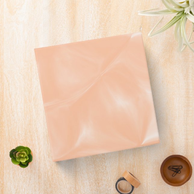 Peach Fuzz Colour Watercolor Abstract Blur Pattern Binder (In Situ)
