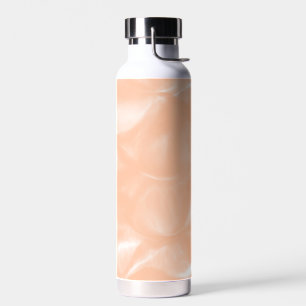 Peach Fuzz Colour Watercolor Abstract Blur Pattern Water Bottle