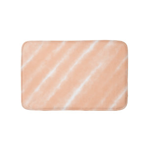 Peach Fuzz Colour Watercolor Abstract Pattern Bath Mat
