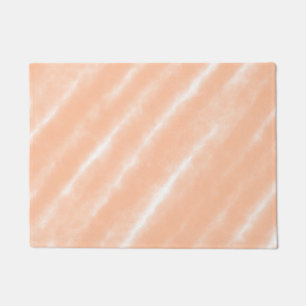 Peach Fuzz Colour Watercolor Abstract Pattern Doormat