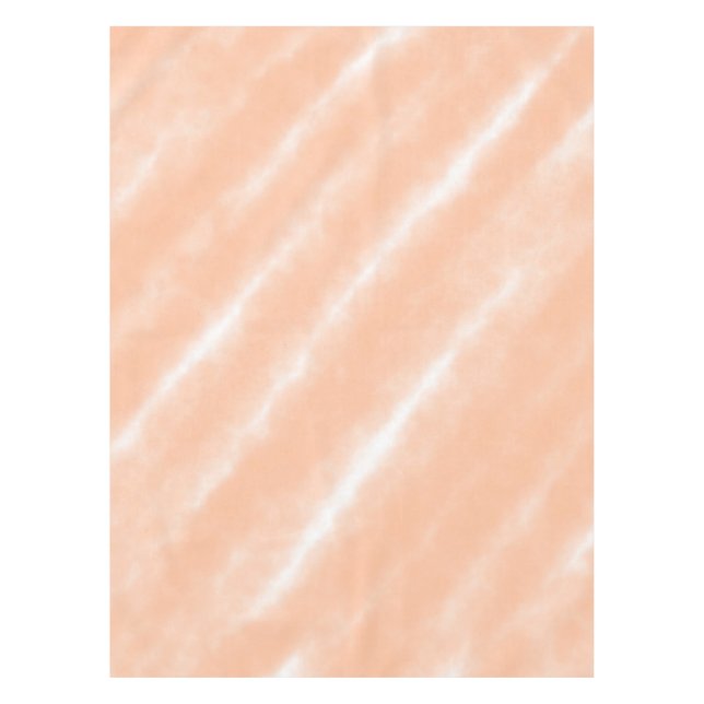 Peach Fuzz Colour Watercolor Abstract Pattern Tablecloth (Front)