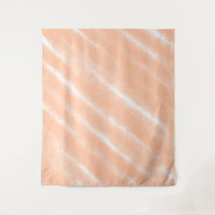 Peach Fuzz Colour Watercolor Abstract Pattern Tapestry