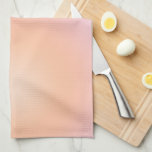 Peach Fuzz Gradient Kitchen Towel<br><div class="desc">Gradient design - aura effect – peach fuzz gradient.</div>