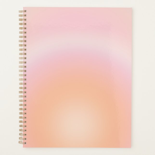Peach Fuzz Gradient Planner (Front)