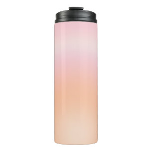 Peach Fuzz Gradient Thermal Tumbler