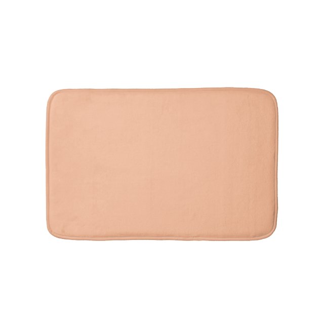 Peach Fuzz Is Beautiful And Desirable Bath Mat (Front)