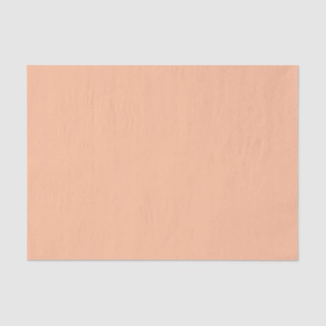 Peach Fuzz Is Beautiful And Desirable Tissue Paper (Front)