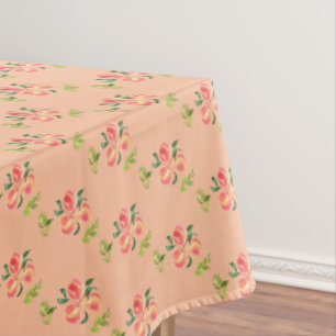 Peach Fuzz Modern Trendy Peach Theme Tablecloth