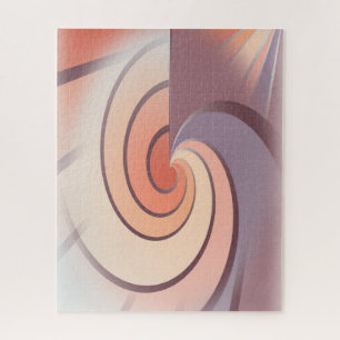 Peach fuzz seashell jigsaw puzzle