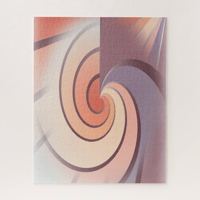 Peach fuzz seashell jigsaw puzzle (Vertical)